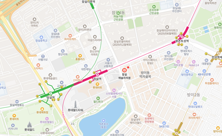 애슬리의원 오시는길 약도